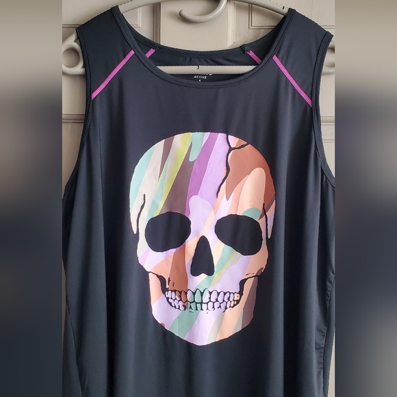 Torrid Bundle Active Pastel Camouflage Leggings and Schull Tank Top Size 2 - Picture 5 of 16